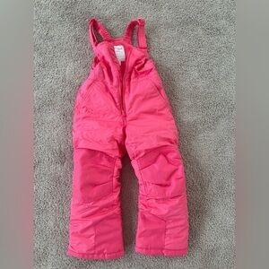 Cat and jack girls snowpants, pink, xs